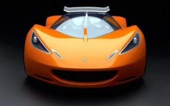Orange Lotus Hot Wheels Concept Car