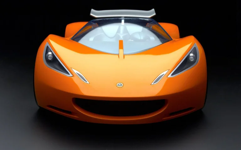 Orange Lotus Hot Wheels Concept Car