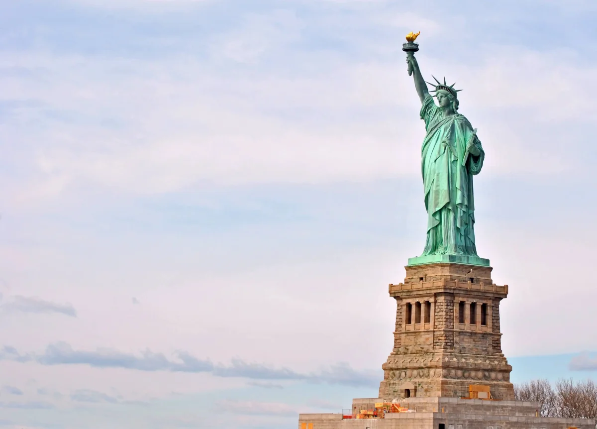 statue of liberty, monuments, new york, usa, united states, architecture, world