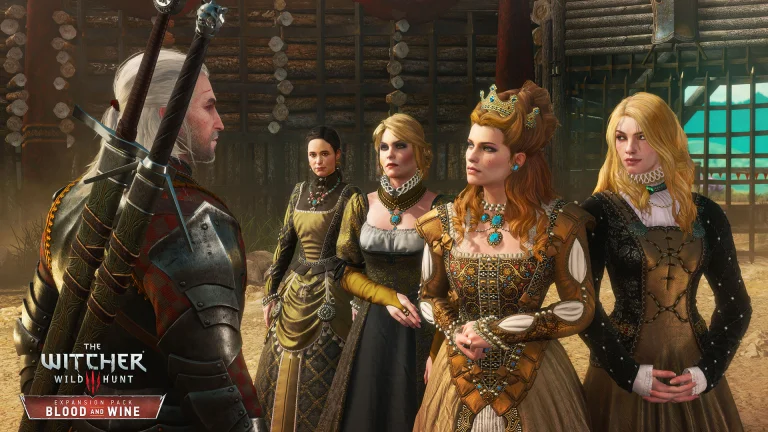 геральт беседует с княгиней анной-генриеттой, the witcher 3, the witcher, ведьмак, геральт, персонажи, актеры, фэнтези, игры