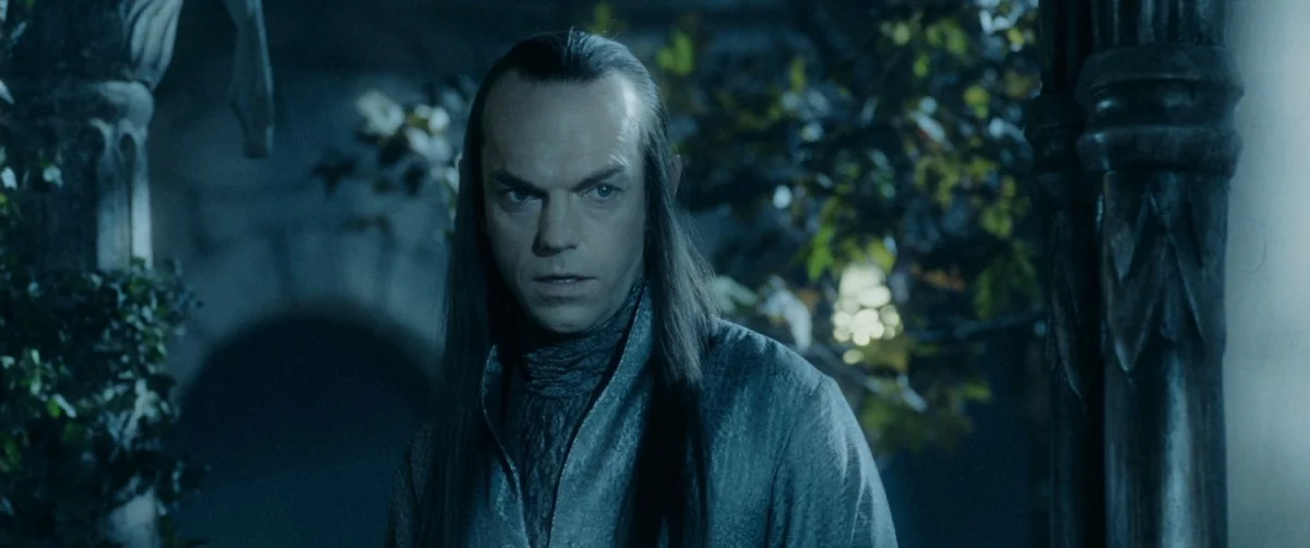 Lord Elrond at twilight in Rivendell
