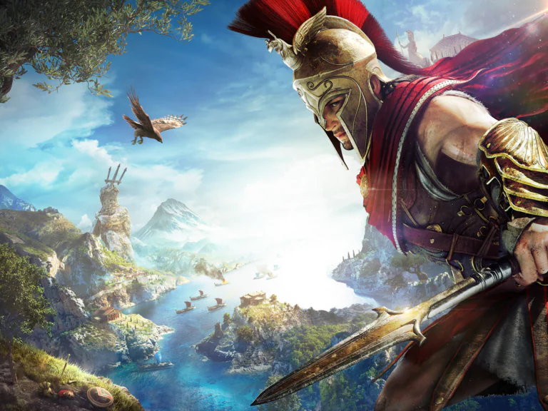 Алексиос в шлеме (Assassins Creed Odyssey)
