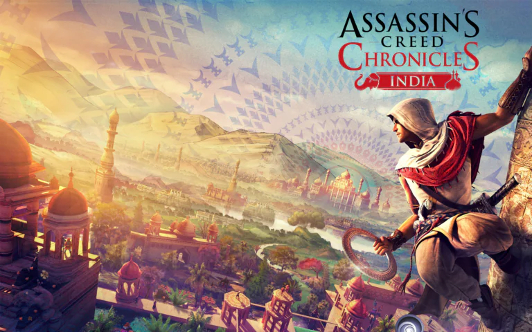Арбаз Мир на фоне индийского города в Assassin's Creed Chronicles