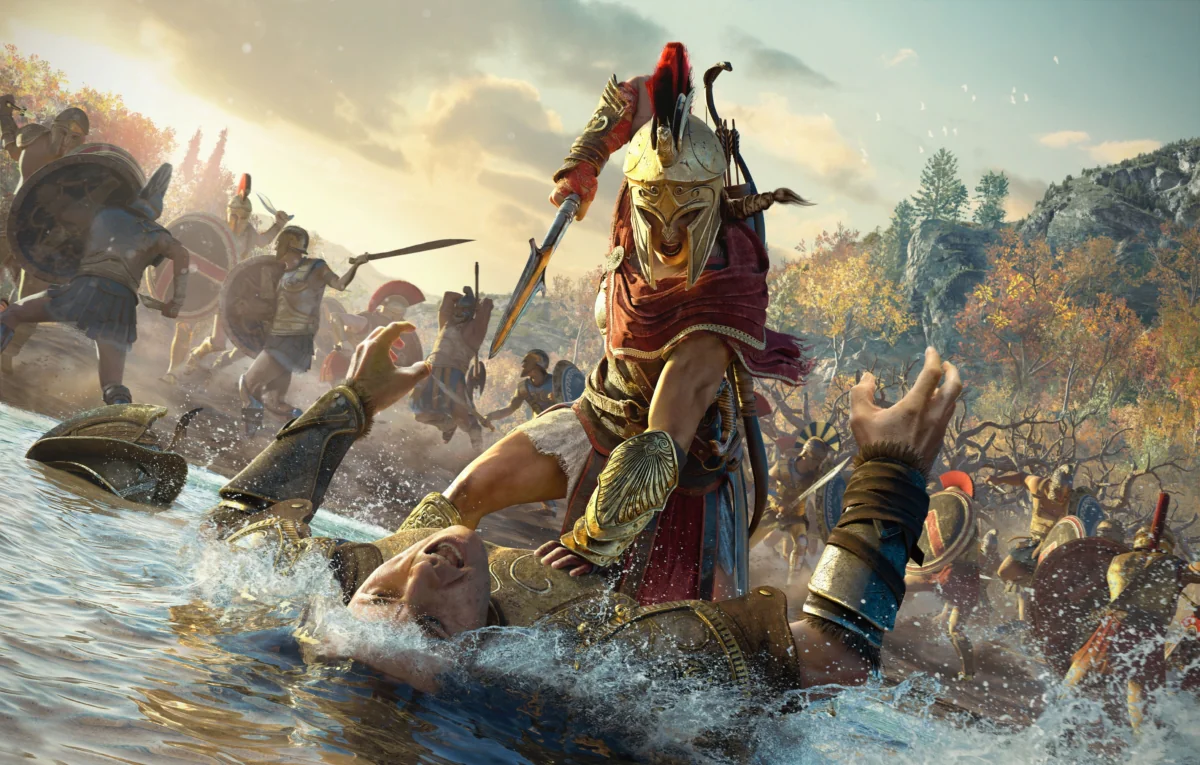 Кассандра в пылу сражения (Assassins Creed Odyssey)
