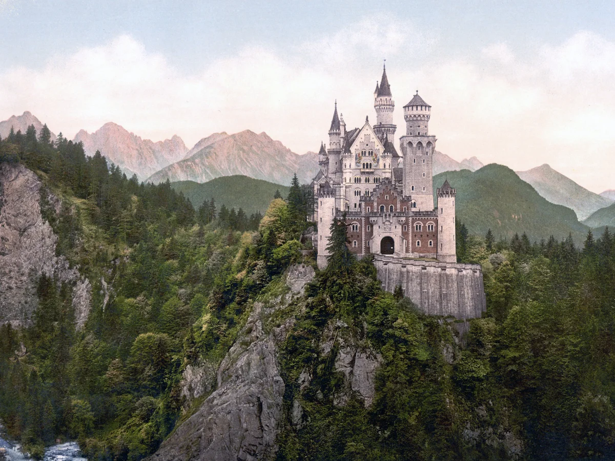 Neuschwanstein in the Alps